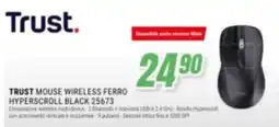 Leonardelli Trust mouse wireless ferro hyperscroll black 25673 offerta