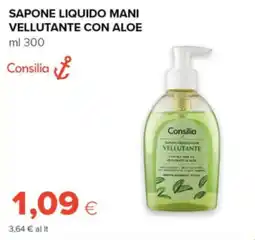 Oasi Sapone liquido mani vellutante con aloe Consilia offerta