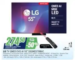 Leonardelli LG TV QNED EVO AI 55" offerta