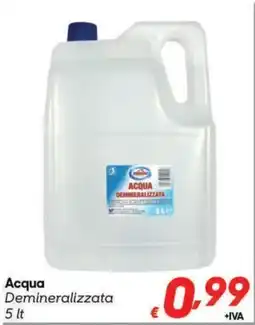 Pac Cash&Carry Acqua Demineralizzata offerta