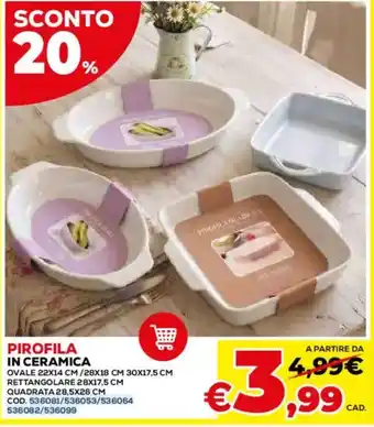 Pirofila in ceramica