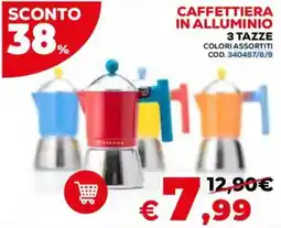 Conforama Caffettiera in alluminio offerta
