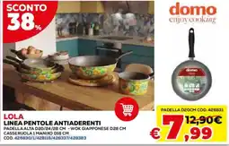 Conforama Lola pentole antiaderenti domo offerta