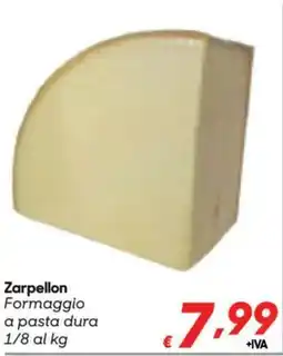Pac Cash&Carry Zarpellon Formaggio a pasta dura offerta