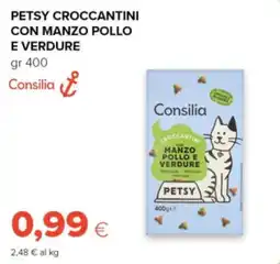 Oasi Petsy croccantini con manzo pollo e verdure offerta