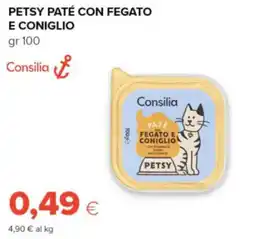 Oasi Petsy paté con fegato e coniglio offerta