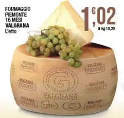Maxi Sidis Formaggio Piemonte Valgrana offerta