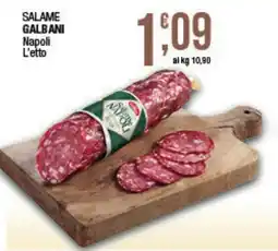 Maxi Sidis Salame Galbani Napoli offerta