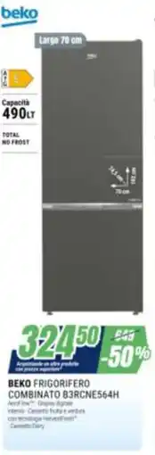 Leonardelli Beko frigorifero combinato b3rcne564h offerta
