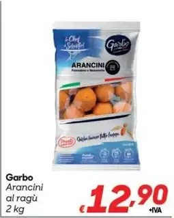 Pac Cash&Carry Garbo Arancini al ragù offerta