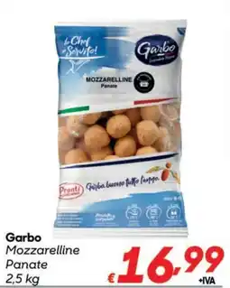 Pac Cash&Carry Garbo Mozzarelline Panate offerta