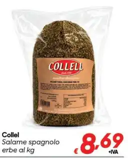 Pac Cash&Carry Collel Salame spagnolo erbe offerta