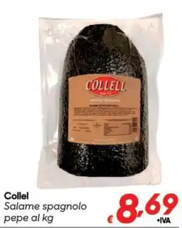 Pac Cash&Carry Collel Salame spagnolo pepe offerta