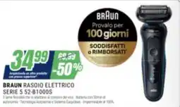 Leonardelli Braun rasoio elettrico serie 5 52-8100s offerta