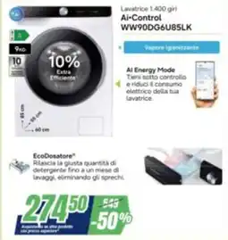 Leonardelli Lavatrice Ai-Control offerta