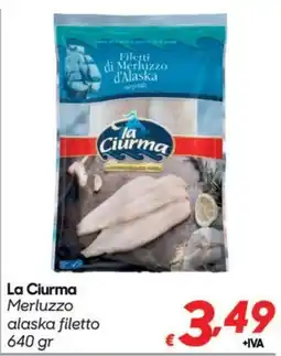 Pac Cash&Carry La Ciurma Merluzzo alaska filetto offerta