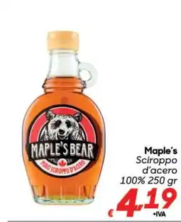 Pac Cash&Carry Maple's Bear Sciroppo d'acero offerta