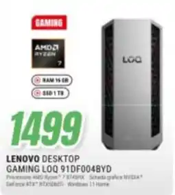 Leonardelli Lenovo Desktop Gaming LOQ 91DF004BYD offerta
