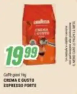 Leonardelli Caffè grani Lavazza Crema e Gusto Espresso Forte offerta