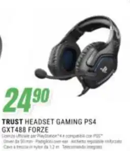 Leonardelli Trust headset gaming ps4 gxt488 forze offerta