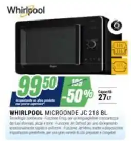 Leonardelli Whirlpool microonde jc 218 bl offerta