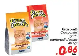Pac Cash&Carry Gran bontà Croccantini gatto offerta