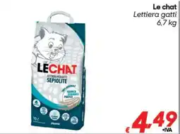 Pac Cash&Carry Le chat lettiera per gatti offerta