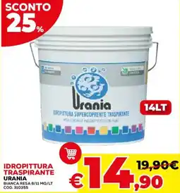 Conforama Idropittura traspirante Urania offerta