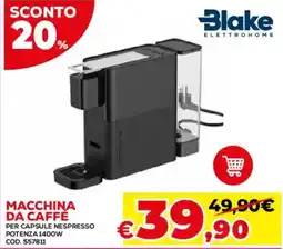 Conforama Macchina da caffè Blake offerta