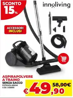 Conforama Aspirapolvere a traino senza sacco innoliving offerta