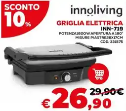 Conforama Griglia elettrica innoliving offerta