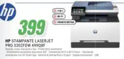 Leonardelli HP Stampante Laserjet Pro 3302FDW 499Q8F offerta