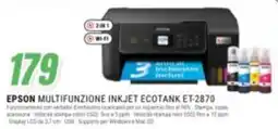 Leonardelli Epson multifunzione inkjet Ecotank ET-2870 offerta