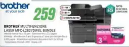 Leonardelli Brother Multifunzione Laser MFC-L2827DWXL Bundle offerta