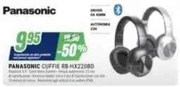 Leonardelli Panasonic cuffie rb-hx220bd offerta