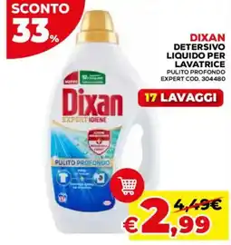 Conforama Dixan detergente liquido per lavatrice offerta
