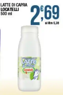 Maxi Sidis Latte di capra Locatelli offerta