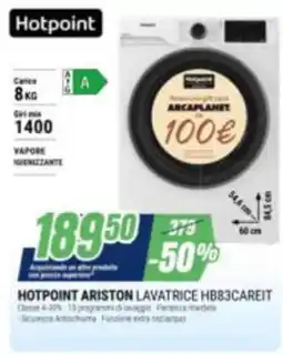 Leonardelli Hotpoint Ariston lavatrice HB83CAREIT offerta