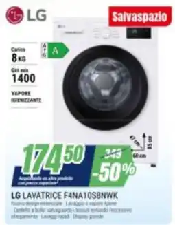Leonardelli LG Lavatrice F4NA10S8NWK offerta