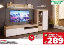 Conforama Atene parete soggiorno offerta