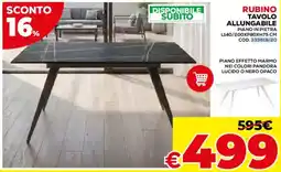 Conforama Rubino tavolo allungabile offerta