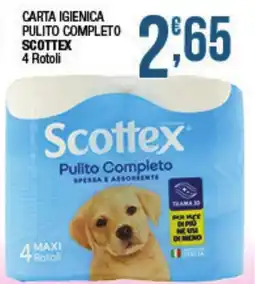 Maxi Sidis Carta igienica Scottex Pulito Completo offerta