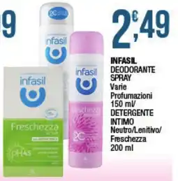 Maxi Sidis Infasil deodorante spray offerta
