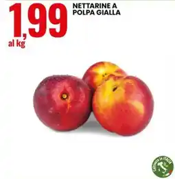 Eurospin Nettarine a polpa gialla offerta