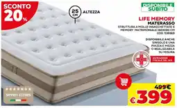 Conforama Life Memory Materasso offerta