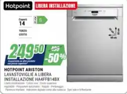 Leonardelli Hotpoint Ariston lavastoviglie a libera installazione offerta