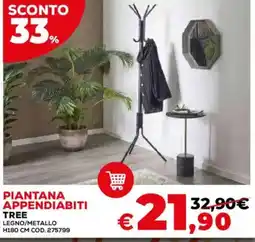 Conforama Piantana appendiabiti tree offerta