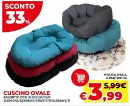 Conforama Cuscino ovale offerta