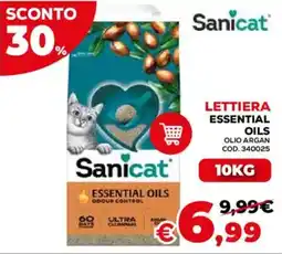 Conforama Sanicat lettiera essential oils offerta