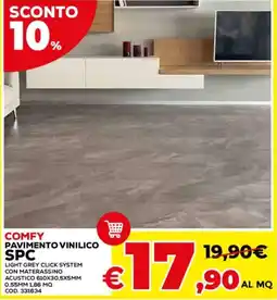 Conforama Comfy pavimento vinilico SPC offerta